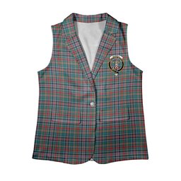 ScotsTee Shop Scottish Russell Old Modern Women's Tartan Sleeveless Blazer Suit Vest