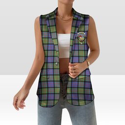 ScotsTee Shop Scottish MacDonald Ancient Women's Tartan Sleeveless Blazer Suit Vest