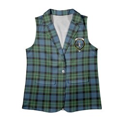 ScotsTee Shop Scottish MacKay Ancient Women's Tartan Sleeveless Blazer Suit Vest