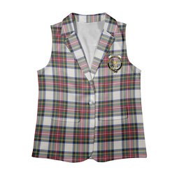 ScotsTee Shop Scottish Stewart Dress Modern Women's Tartan Sleeveless Blazer Suit Vest