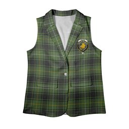 ScotsTee Shop Scottish McIvor Hunting Women's Tartan Sleeveless Blazer Suit Vest