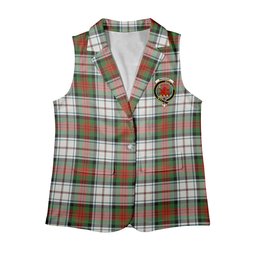 ScotsTee Shop Scottish MacDuff Dress Ancient Women's Tartan Sleeveless Blazer Suit Vest