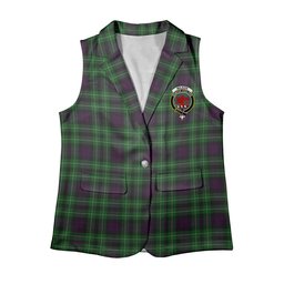 ScotsTee Shop Scottish Wilsons 064 2 Women's Tartan Sleeveless Blazer Suit Vest