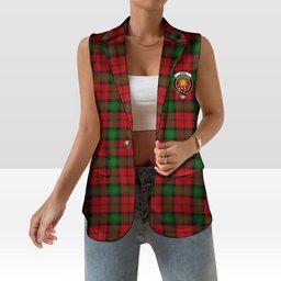 ScotsTee Shop Scottish Kerr Women's Tartan Sleeveless Blazer Suit Vest