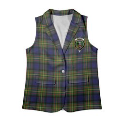 ScotsTee Shop Scottish McLaren Modern Women's Tartan Sleeveless Blazer Suit Vest