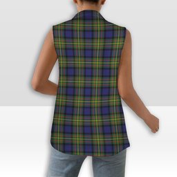 ScotsTee Shop Scottish McLaren Modern Women's Tartan Sleeveless Blazer Suit Vest