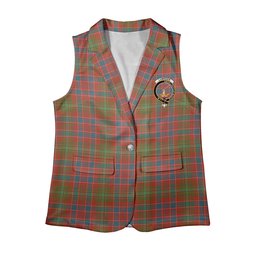 ScotsTee Shop Scottish Lumsden Ancient Women's Tartan Sleeveless Blazer Suit Vest