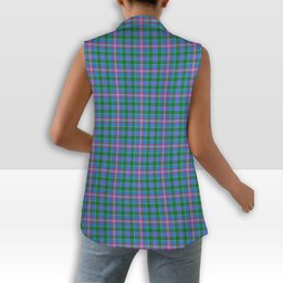 ScotsTee Shop Scottish Pitcairn Hunting Women's Tartan Sleeveless Blazer Suit Vest