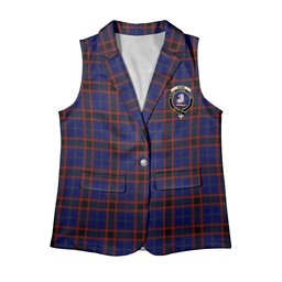 ScotsTee Shop Scottish Hume Modern Women's Tartan Sleeveless Blazer Suit Vest