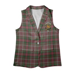 ScotsTee Shop Scottish MacPherson 9 Women's Tartan Sleeveless Blazer Suit Vest
