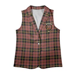 ScotsTee Shop Scottish McAlister of Skye Ancient Women's Tartan Sleeveless Blazer Suit Vest