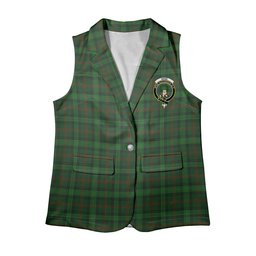 ScotsTee Shop Scottish Ross Hunting 2 Women's Tartan Sleeveless Blazer Suit Vest