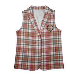 ScotsTee Shop Scottish MacAlister Dress Modern Women's Tartan Sleeveless Blazer Suit Vest