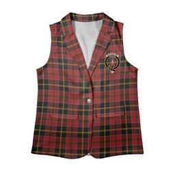ScotsTee Shop Scottish MacAlister of Skye Modern Women's Tartan Sleeveless Blazer Suit Vest