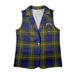 ScotsTee Shop Scottish Moore Women's Tartan Sleeveless Blazer Suit Vest