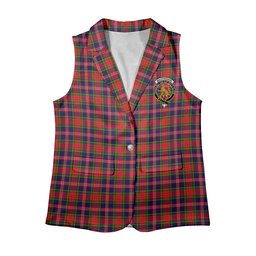 ScotsTee Shop Scottish MacPherson Modern Women's Tartan Sleeveless Blazer Suit Vest