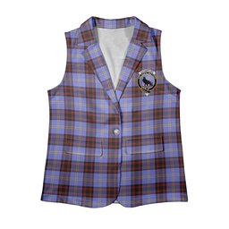 ScotsTee Shop Scottish Rutherford SC Women's Tartan Sleeveless Blazer Suit Vest