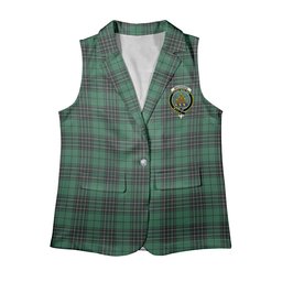 ScotsTee Shop Scottish MacKenzie Dress Modern Women's Tartan Sleeveless Blazer Suit Vest