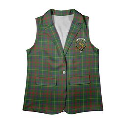 ScotsTee Shop Scottish MacIntosh Hunting Women's Tartan Sleeveless Blazer Suit Vest