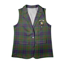 ScotsTee Shop Scottish Stewart of Appin Hunting Women's Tartan Sleeveless Blazer Suit Vest
