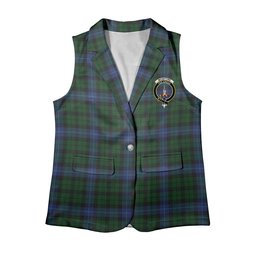 ScotsTee Shop Scottish McIntyre Women's Tartan Sleeveless Blazer Suit Vest