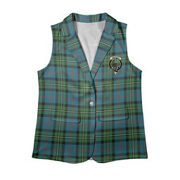 ScotsTee Shop Scottish MacPhail Hunting Ancient Women's Tartan Sleeveless Blazer Suit Vest
