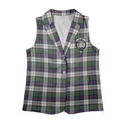 ScotsTee Shop Scottish Malcolm Dress Modern Women's Tartan Sleeveless Blazer Suit Vest