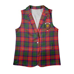 ScotsTee Shop Scottish Waugh Women's Tartan Sleeveless Blazer Suit Vest