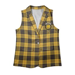 ScotsTee Shop Scottish MacLeod of Lewis Ancient SC Women's Tartan Sleeveless Blazer Suit Vest
