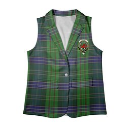 ScotsTee Shop Scottish Young, Melvina Women's Tartan Sleeveless Blazer Suit Vest
