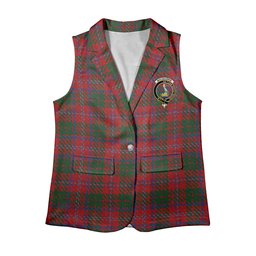 ScotsTee Shop Scottish MacQuarrie 4 Women's Tartan Sleeveless Blazer Suit Vest