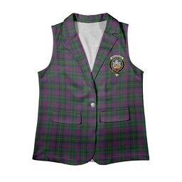 ScotsTee Shop Scottish MacLachlan Hunting Women's Tartan Sleeveless Blazer Suit Vest