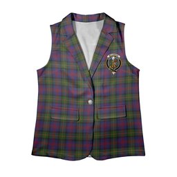 ScotsTee Shop Scottish McLennan Women's Tartan Sleeveless Blazer Suit Vest