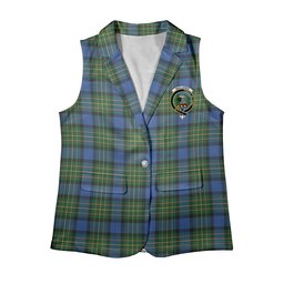 ScotsTee Shop Scottish MacLaren Ancient Women's Tartan Sleeveless Blazer Suit Vest