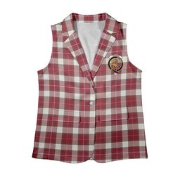 ScotsTee Shop Scottish McPhee Dress Modern Women's Tartan Sleeveless Blazer Suit Vest
