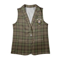 ScotsTee Shop Scottish Lamont Heather Women's Tartan Sleeveless Blazer Suit Vest