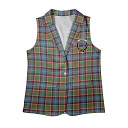 ScotsTee Shop Scottish Stirling SC Women's Tartan Sleeveless Blazer Suit Vest