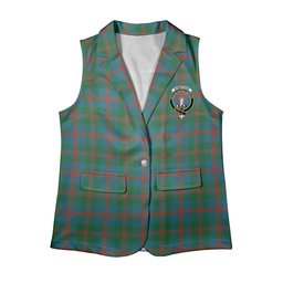 ScotsTee Shop Scottish Robertson of Struan Ancient Women's Tartan Sleeveless Blazer Suit Vest