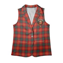 ScotsTee Shop Scottish Kirk Modern Women's Tartan Sleeveless Blazer Suit Vest