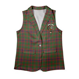 ScotsTee Shop Scottish Skene Modern Women's Tartan Sleeveless Blazer Suit Vest