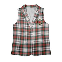 ScotsTee Shop Scottish MacDuff Dress Modern SC Women's Tartan Sleeveless Blazer Suit Vest