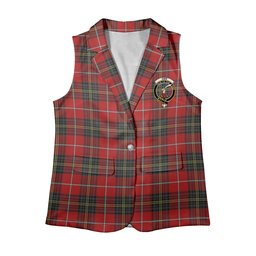ScotsTee Shop Scottish Orr Senior, Gerald William Women's Tartan Sleeveless Blazer Suit Vest