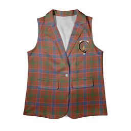 ScotsTee Shop Scottish Lumsden Waistcoat Ancient Women's Tartan Sleeveless Blazer Suit Vest