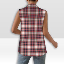 ScotsTee Shop Scottish MacFarlane Dress Modern Women's Tartan Sleeveless Blazer Suit Vest