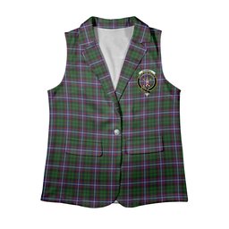 ScotsTee Shop Scottish Russell 1 Women's Tartan Sleeveless Blazer Suit Vest