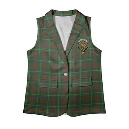 ScotsTee Shop Scottish MacKintosh Hunting Women's Tartan Sleeveless Blazer Suit Vest