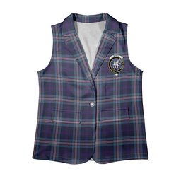 ScotsTee Shop Scottish Nevoy Women's Tartan Sleeveless Blazer Suit Vest