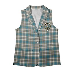 ScotsTee Shop Scottish Livingstone Dress Ancient Women's Tartan Sleeveless Blazer Suit Vest
