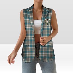 ScotsTee Shop Scottish Livingstone Dress Ancient Women's Tartan Sleeveless Blazer Suit Vest