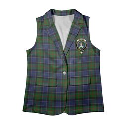 ScotsTee Shop Scottish Paterson Women's Tartan Sleeveless Blazer Suit Vest